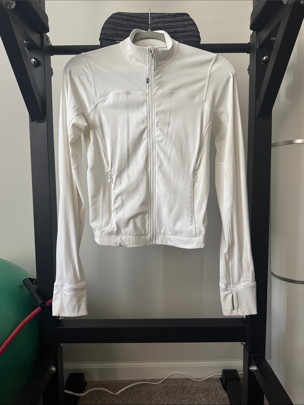 lululemon athletica White Full-Zip Performance Jacket